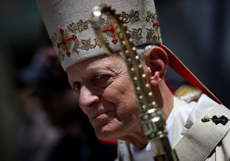 Pope accepts resignation of U.S. cardinal accused of abuse cover-up