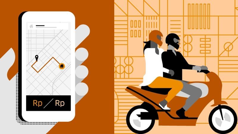 Fitur baru UberMotor: Tarif di awal dan bebas ubah rute perjalanan