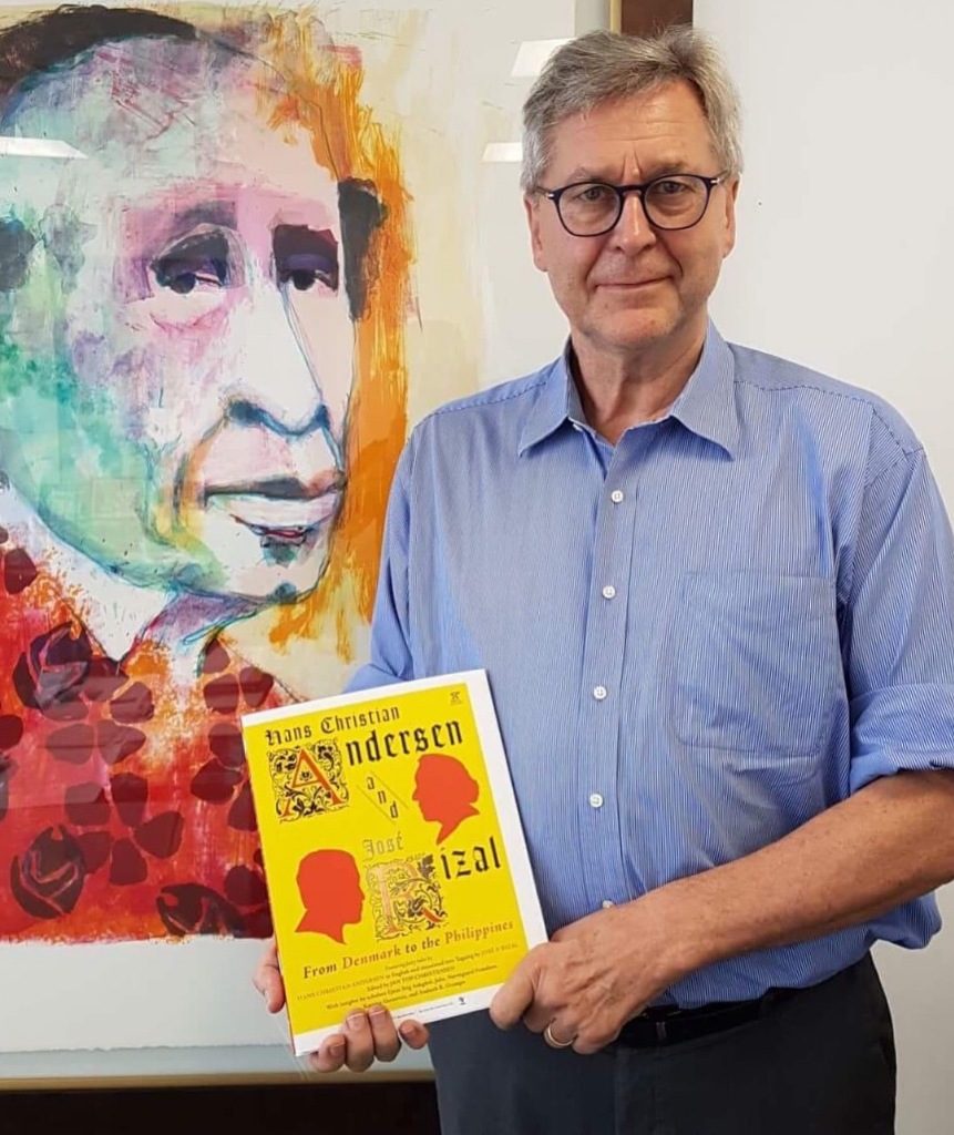 HIGH HOPES FOR THE PROJECT. Ambassador Christensen contacted the Hans Christian Andersen Museum in Denmark himself for the book. Photo courtesy of Anvil Publishing 