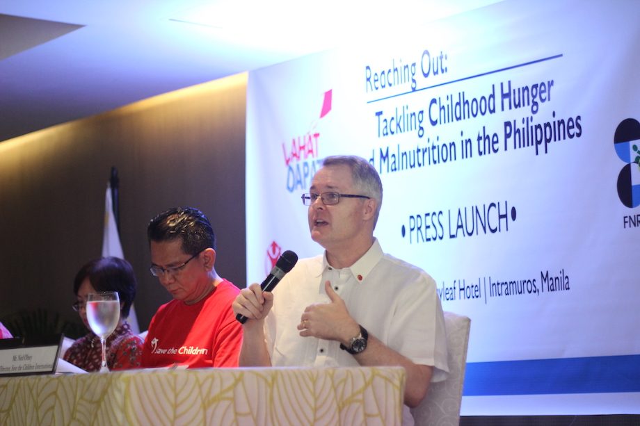 HUNGRY CHILDREN. Save the Children Philippines is concerned that more children aged 0-2, a critical period of development, are going hungry. Photo by Nico Aquino/Rappler  