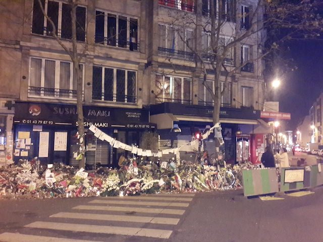 Setelah tragedi Paris, kafe La Bonne Biere yang pertama kali buka. Foto oleh Uni Lubis/Rappler 