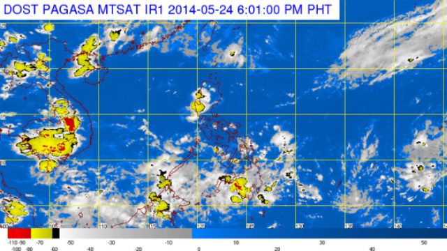 Cloudy Sunday for Palawan, Davao, Caraga