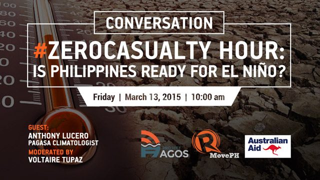 CONVERSATION: #ZeroCasualty Hour: Is PH ready for El Niño?