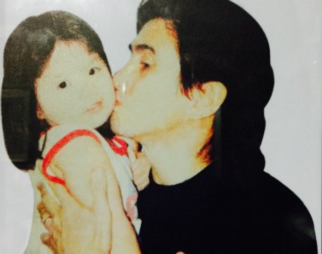 DAD AND ME. The author at 4 years old, with her father, Gregorio B. Honasan II. All photos from Kai Honasan  