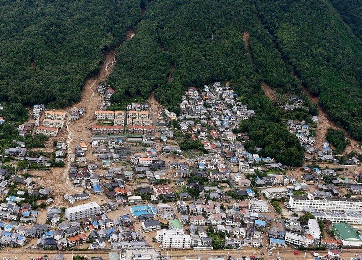 At least 27 dead as Japan landslide buries homes
