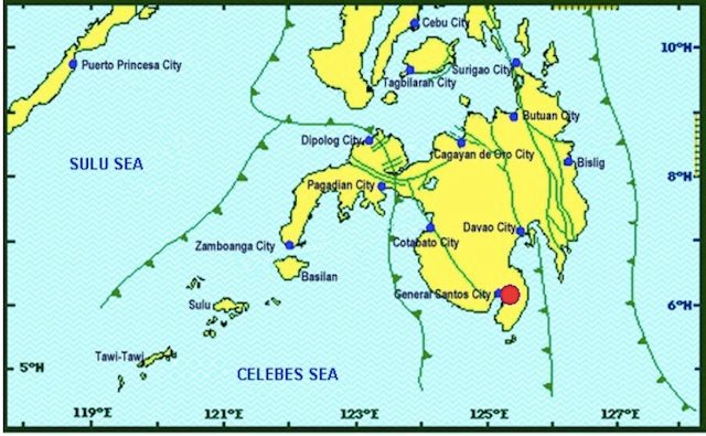 Magnitude 5.6 earthquake strikes Sarangani