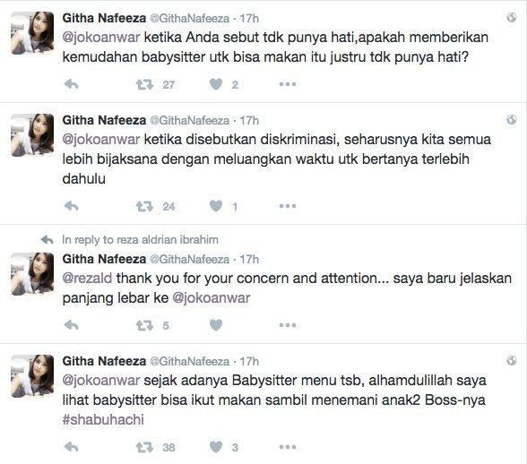 ‘Menu pembantu’ di restoran menuai kontroversi dan membuat marah netizen