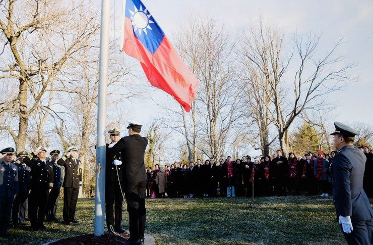 Taiwan ‘regrets’ embarrassing Washington with flag-raising