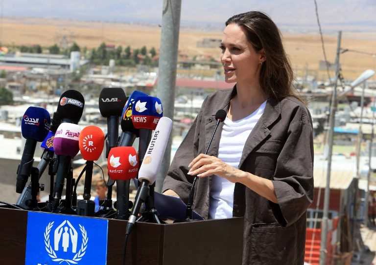 In Iraq, Angelina Jolie calls for focus on conflict prevention