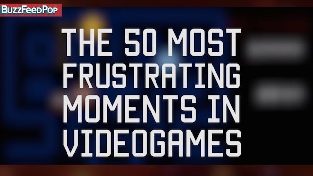 Webhits: The 50 most frustrating moments in video games