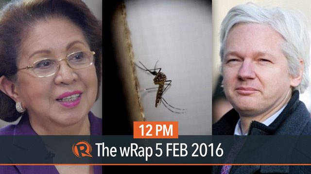PH Ombudsman on Enrile, Assange’s detention, Zika in Europe | 12PM wRap