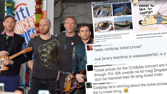 ‘Nobody said it was easy’: Netizens shocked by Coldplay ticket prices