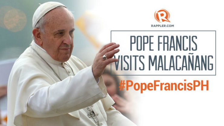 #PopeFrancisPH: Pope Francis visits Malacañang