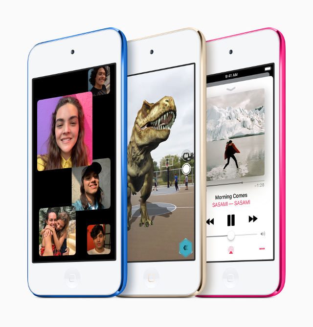 THE LATEST DEVELOPMENT. Apple announces a new iPod Touch. Image from Apple. 