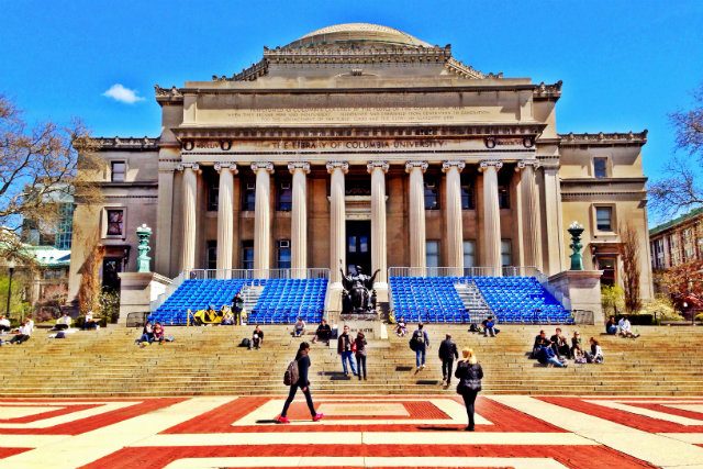 HALLOWED HALLS. The Columbia University Library. Photo courtesy of the author