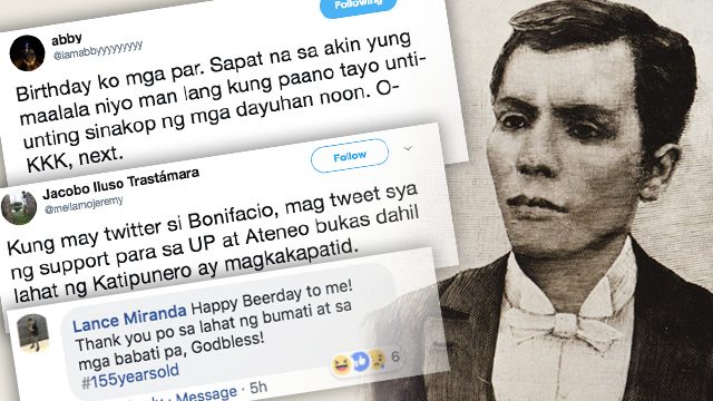 #BeBonifacio: Netizens imagine if Andres Bonifacio had a Twitter account