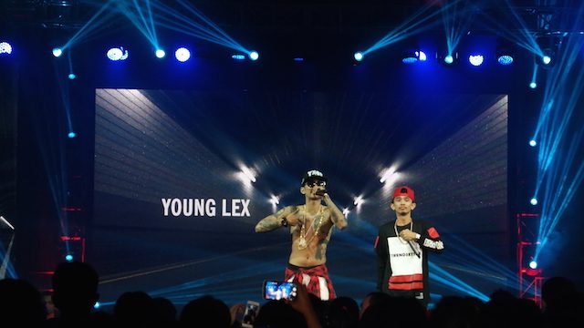 RAPPER. Penampilan Rapper Indonesia Young Lex di panggung YouTube FanFest Indonesia. Foto oleh Sakinah Ummu Haniy/Rappler 