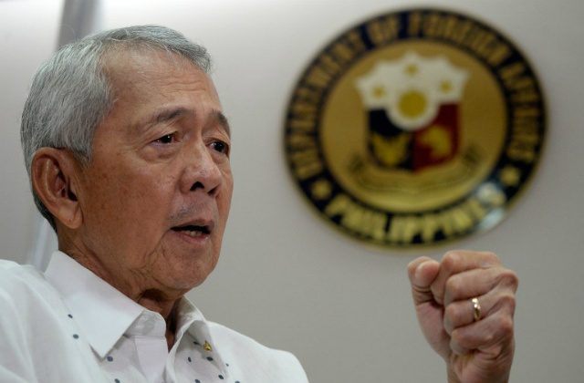 Yasay joins talks with communist rebels in Rome