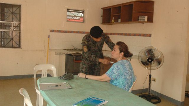 File photo of Napoles at Fort Sto Domingo courtesy of the PNP PIO