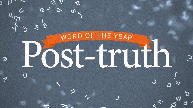Oxford Dictionaries names ‘Post-truth’ its word of the year