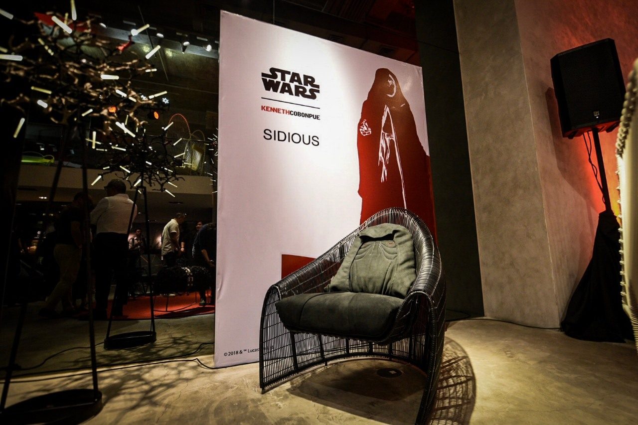 COME OVER TO THE DARK SIDE. The Sidious Easy Armchair piece would be an interesting addition to a Sith fan's home. Photo courtesy of Alecs Ongcal/Rappler 