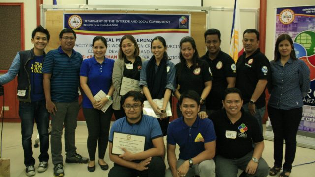 READY. Participants from DILG Calabarzon pose for a photo with the Rappler team after the workshop. Photo by Pocholo Espina/ Rappler 