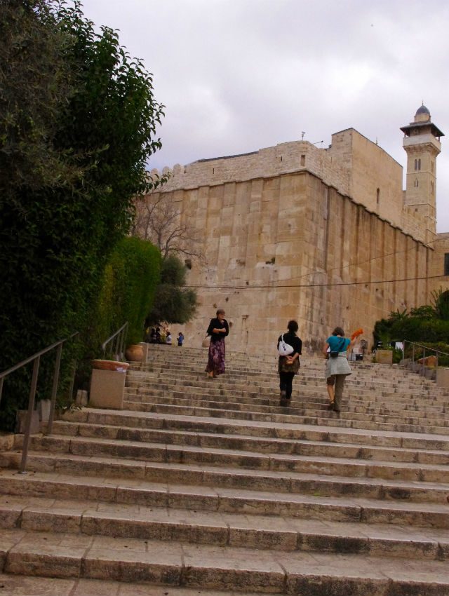 The steps to the Tomb of the Patriarchs on the Jewish side of the city. All photos by Karen Pimentel Simbulan