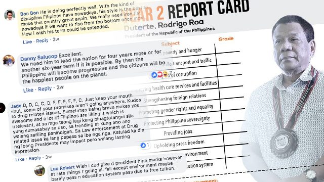 Report card: How did Duterte fare in last 2 years?