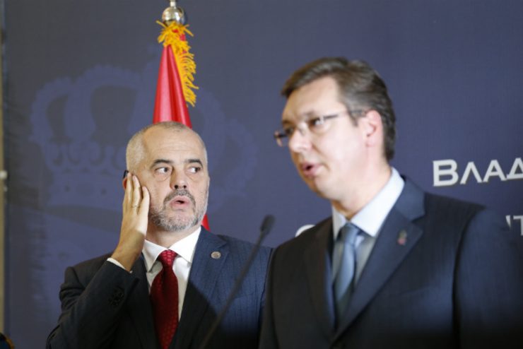 Serbian, Albanian PMs clash on Kosovo on historic visit