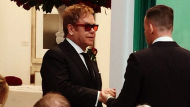 Stars attend Elton John and David Furnish wedding