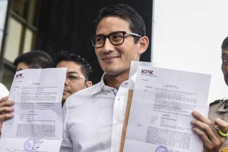 KPK periksa Sandiaga Uno untuk dua kasus berbeda