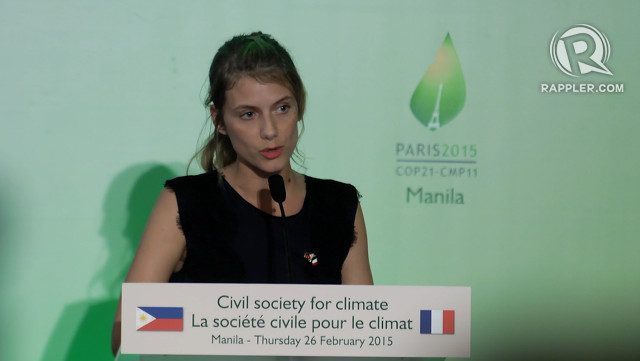 'DO IT TOGETHER.' French actress Melanie Laurent says curbing climate change can be another of mankind's greatest feats 