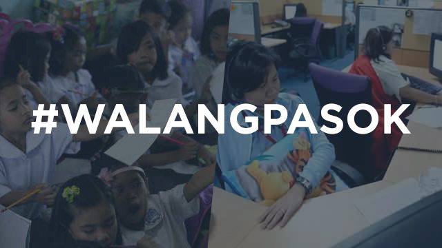 #WalangPasok: Class, work suspensions, Tuesday, August 8