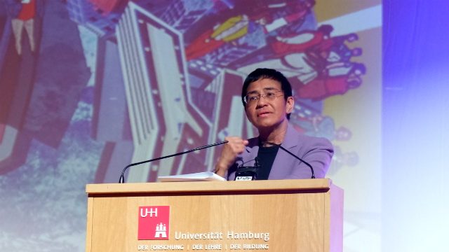 Maria Ressa reminds journalists: An attack on one is an attack on all