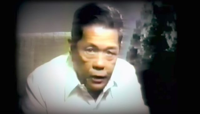 FOR HUMAN RIGHTS. Ka Pepe continued to fight for human rights until his death. Screenshot from Youtube video by Diokno Foundation 