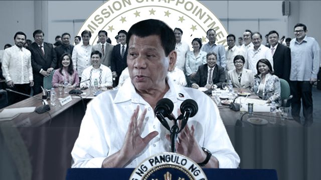 2017: A year of rejection for Duterte’s appointees