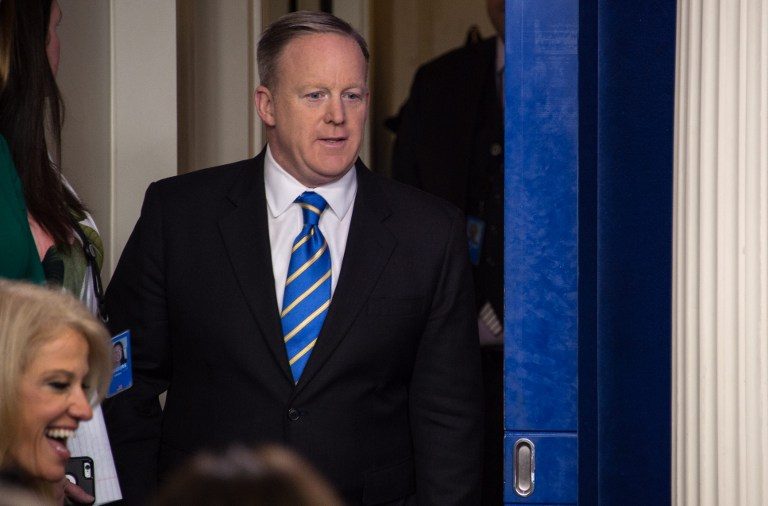 White House spokesman Spicer out in shake-up
