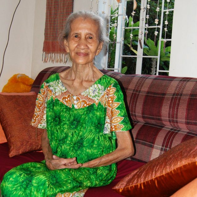 My #SHEro. Nanay at home during her retirement. She was a public school teacher for over 30 years. Photo by Cecil Laguardia  