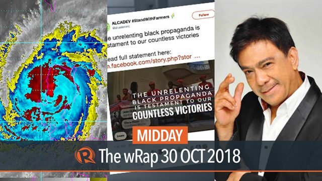Typhoon Rosita, Mocha Uson, Rico J. Puno | Midday wRap