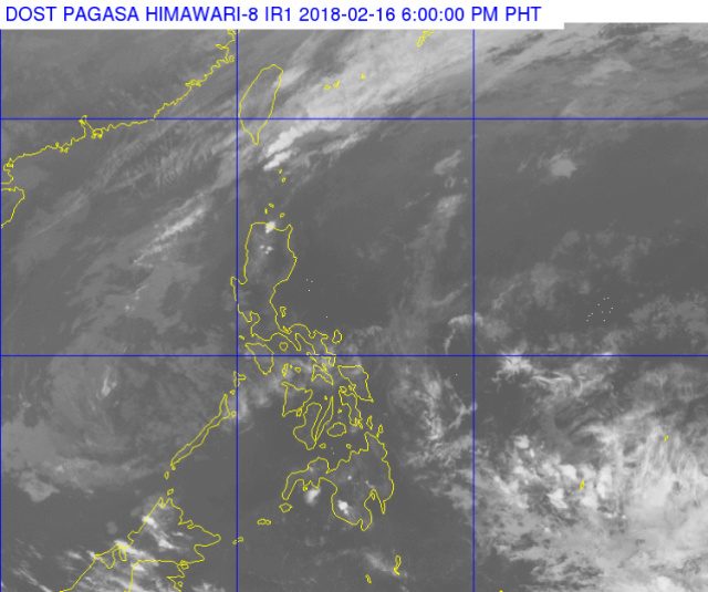 Low pressure area brings scattered rains over Palawan