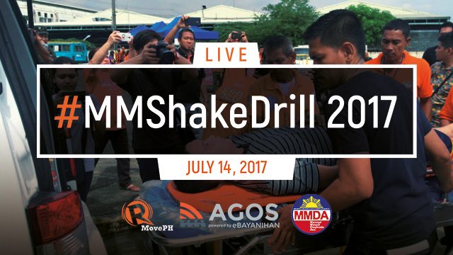 LIVE: Metro Manila Shake Drill 2017