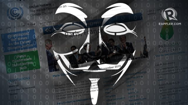 Anonymous leaks personal data hacked from UN climate site