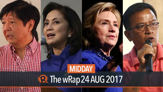 Faeldon vs Lacson, Marcos-Robredo recount, Hillary memoir | Midday wRap