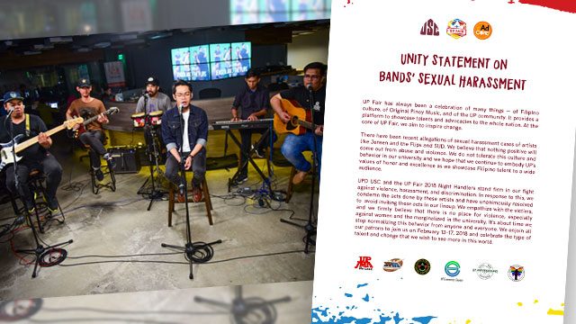 Sud, Jensen and the Flips out of UP Fair lineup after sexual misconduct claims