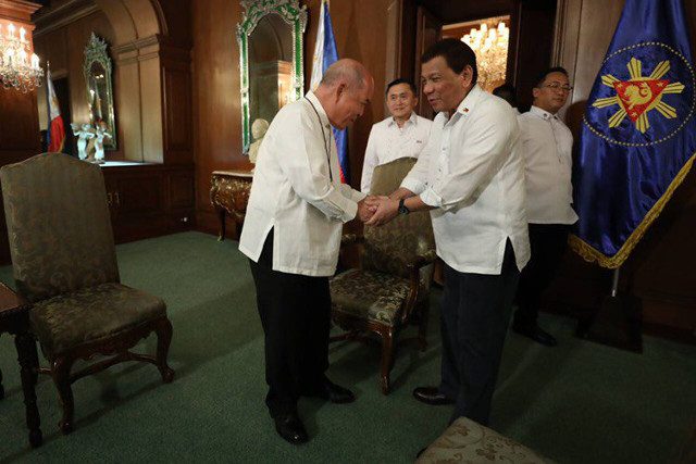 Duterte agrees to stop talking about the Church for now
