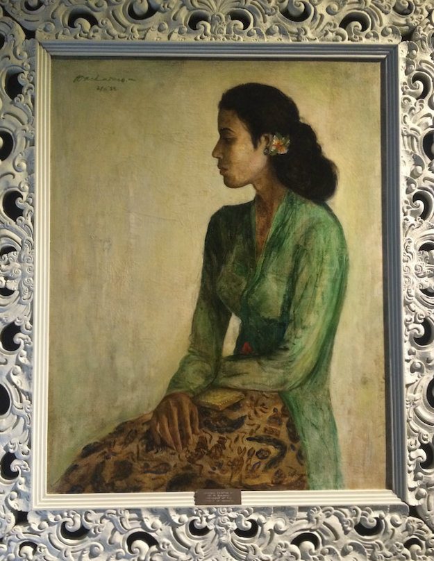 RINI. Sebuah lukisan karya Ir. Sukarno yang dibuat pada tahun 1958. Foto oleh Ursula Florene. 