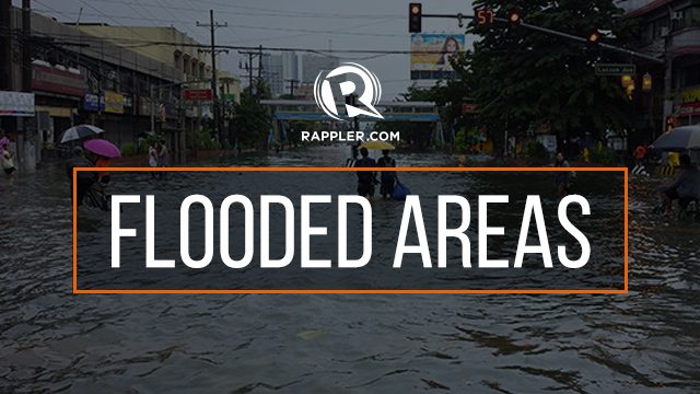 LIST: Flooded areas due to Typhoon Lando