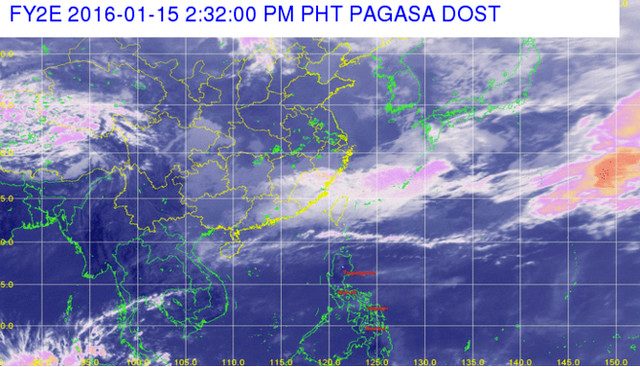 Some light rains for extreme N. Luzon on Saturday