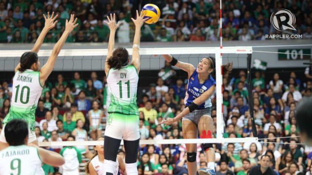 Ateneo Lady Eagles avenge first round loss to DLSU Lady Spikers