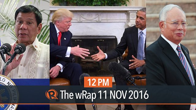 Duterte, Sabah, Obama & Trump | 12PM wRap